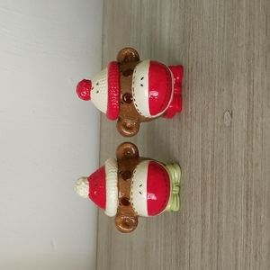 Sock Monkey Salt and Pepper Shaker Set